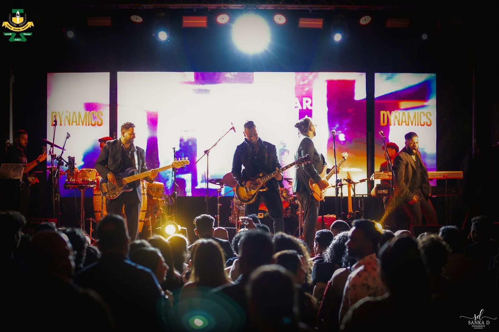 Dynamics live band performing at Gothami College Dinner Dance 2026