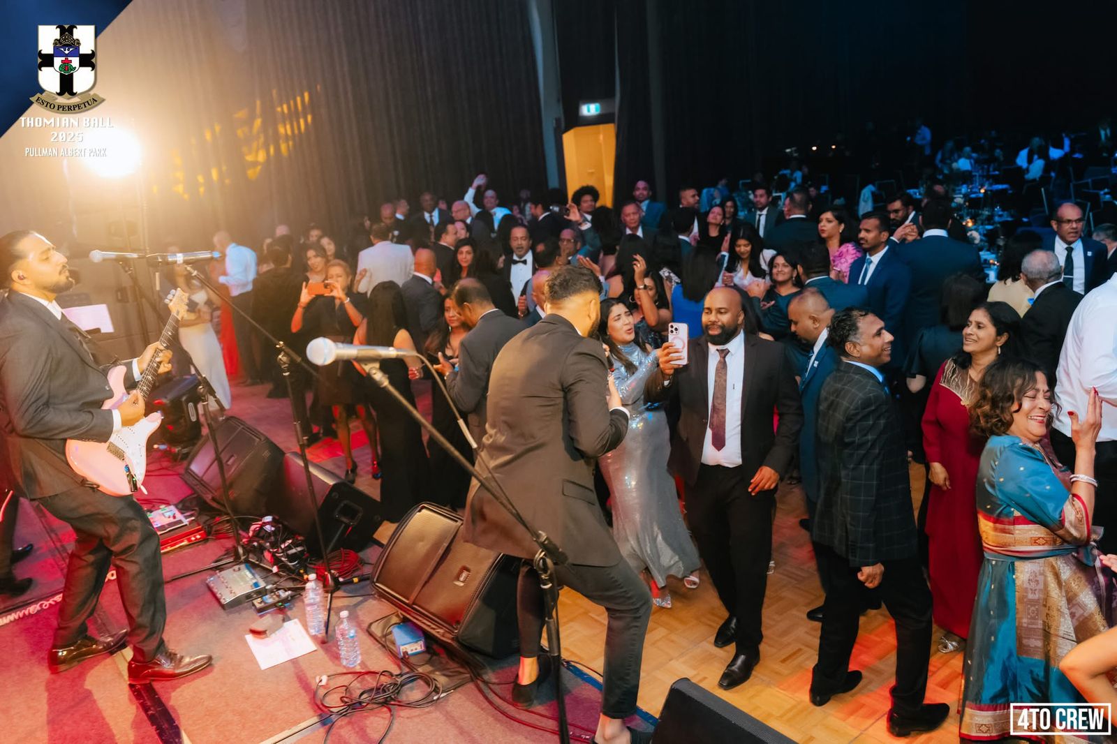 Dynamics live band performing at Thomian Ball 2025