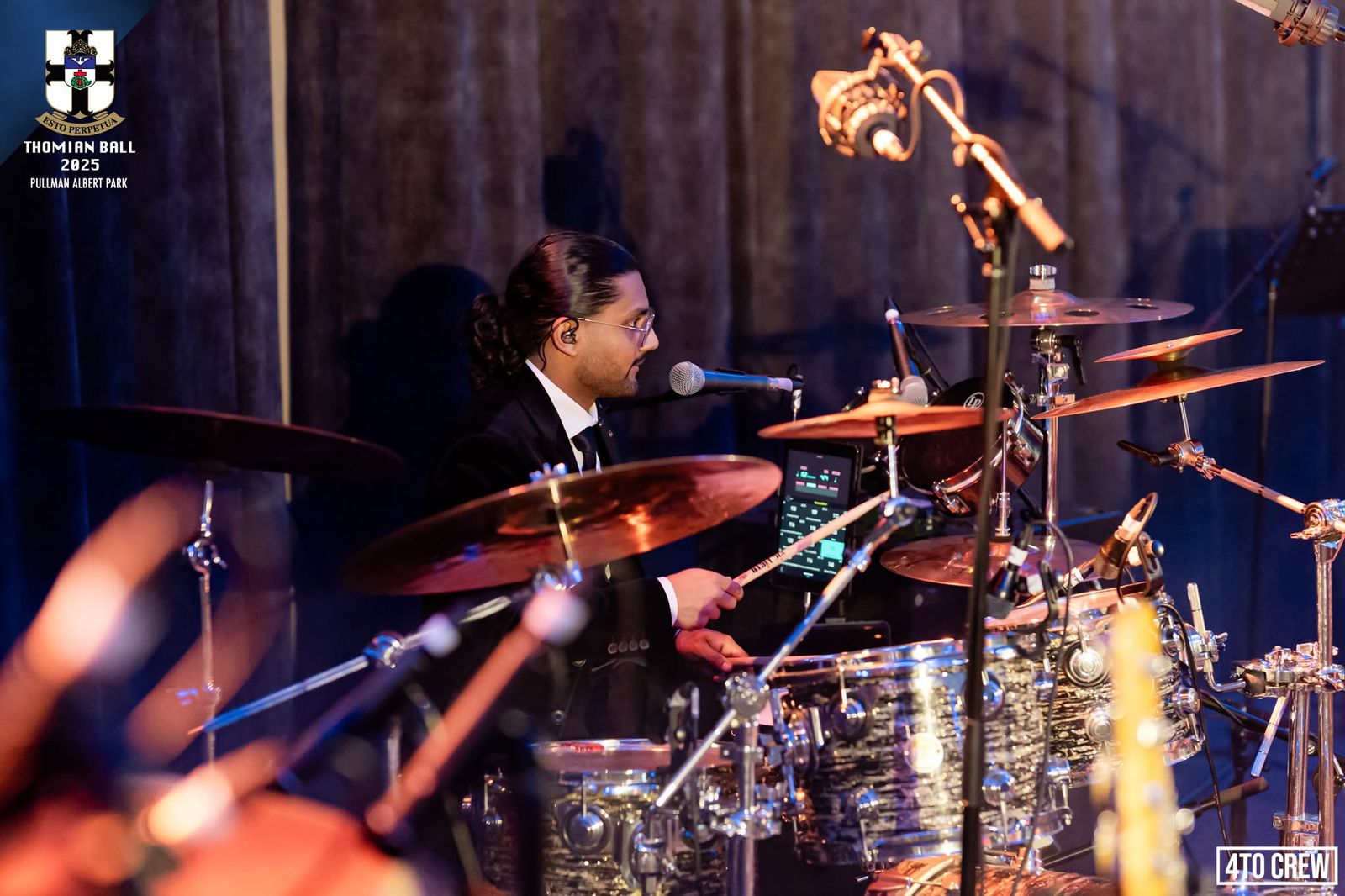 Dynamics live band performing at Thomian Ball 2025