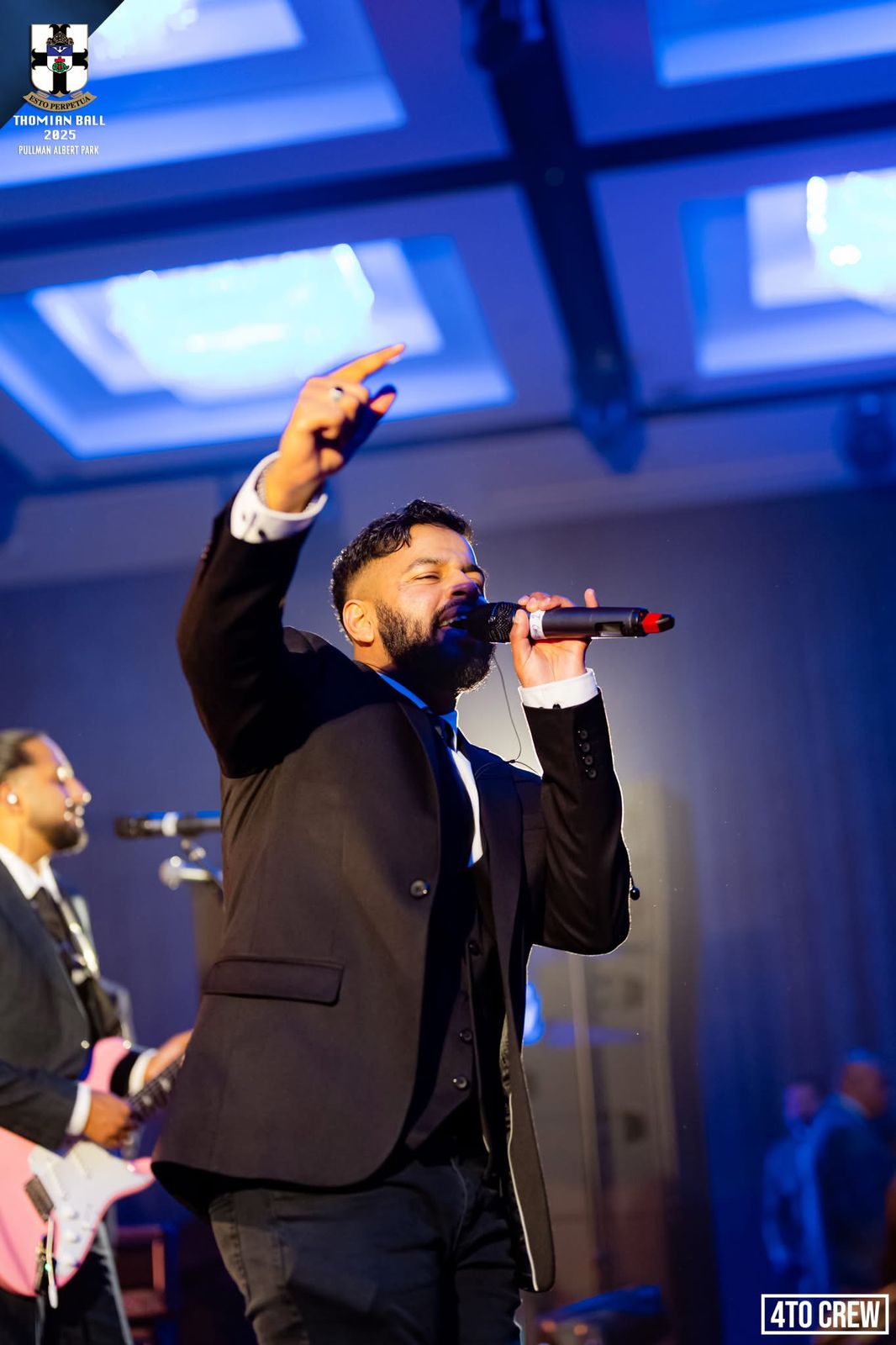 Dynamics live band performing at Thomian Ball 2025