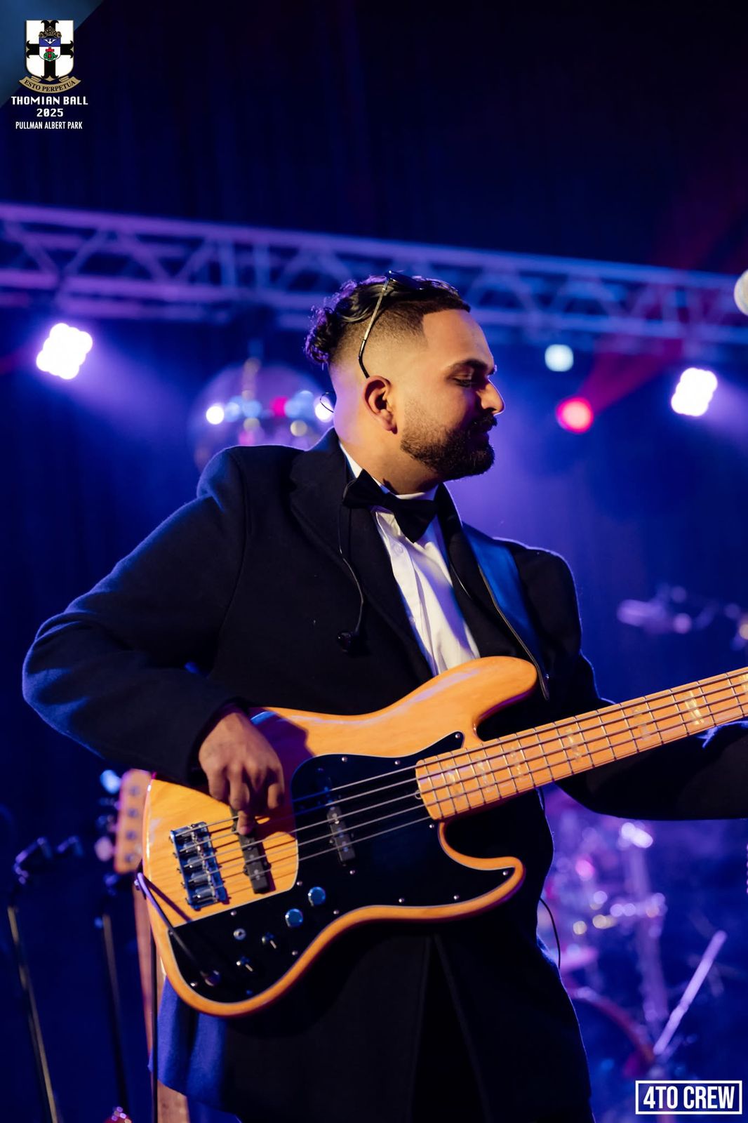Dynamics live band performing at Thomian Ball 2025