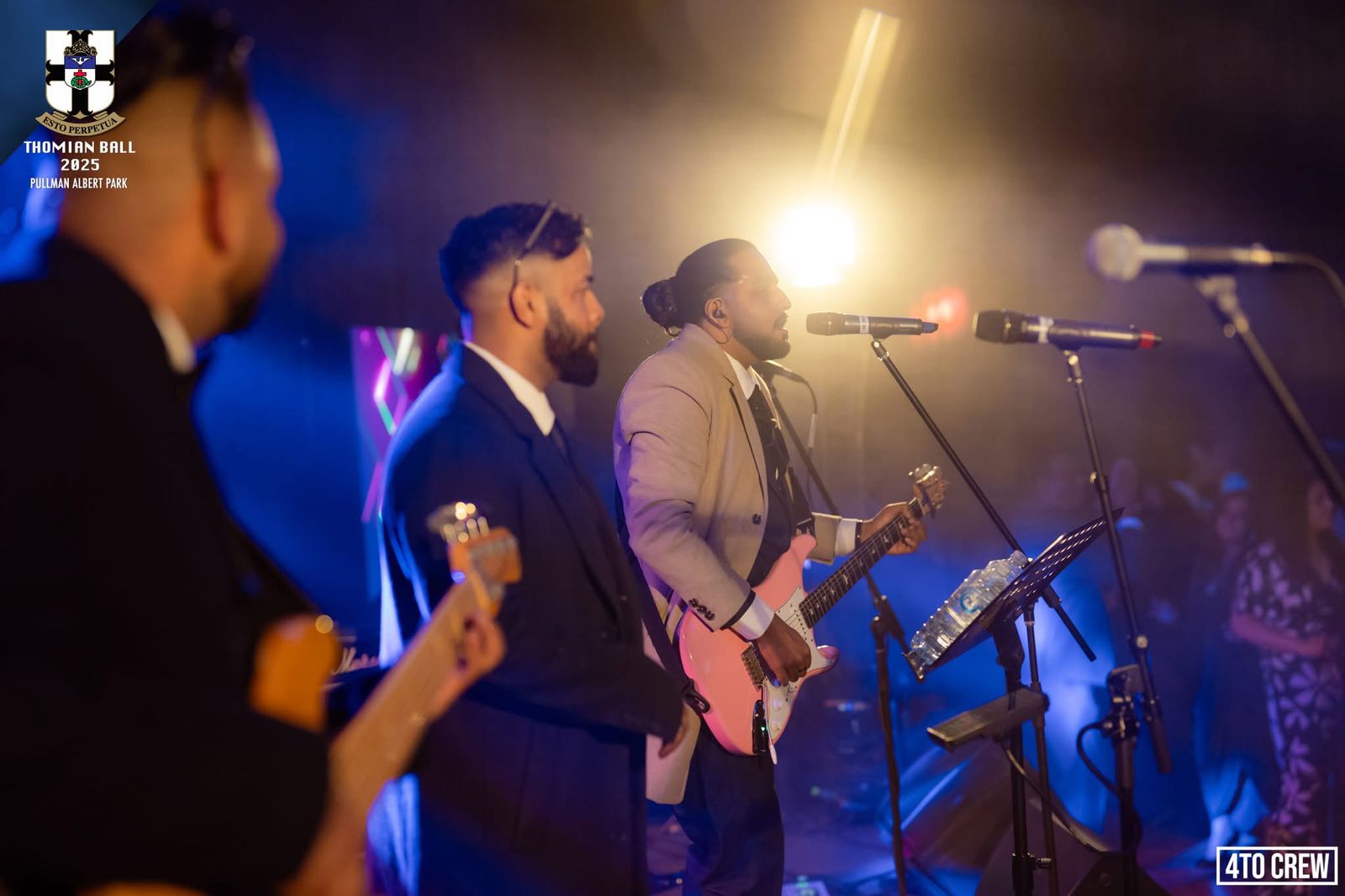 Dynamics live band performing at Thomian Ball 2025