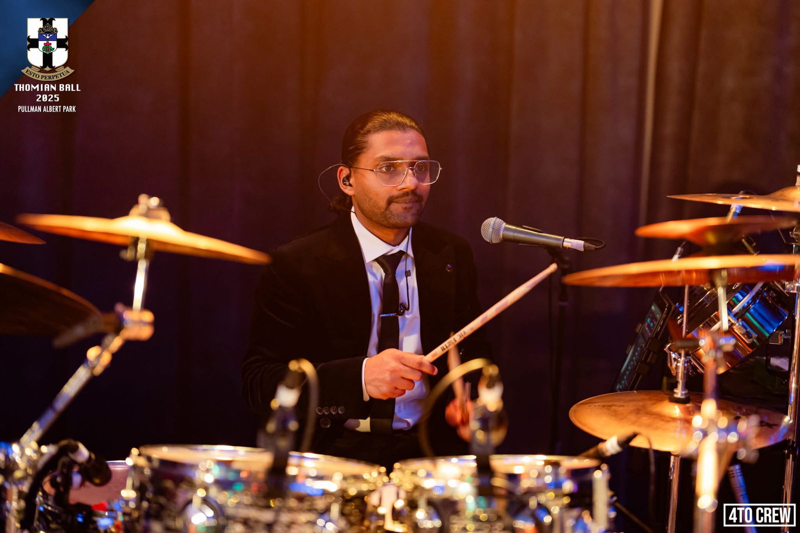 Dynamics live band performing at Thomian Ball 2025