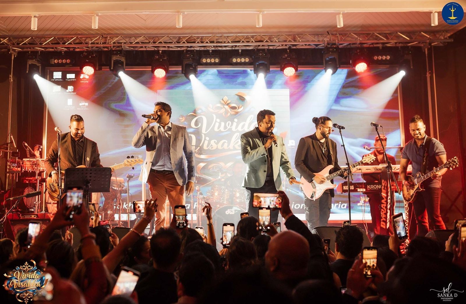 Dynamics live band performing at Vivida Vishaka Dinner Dance 2025