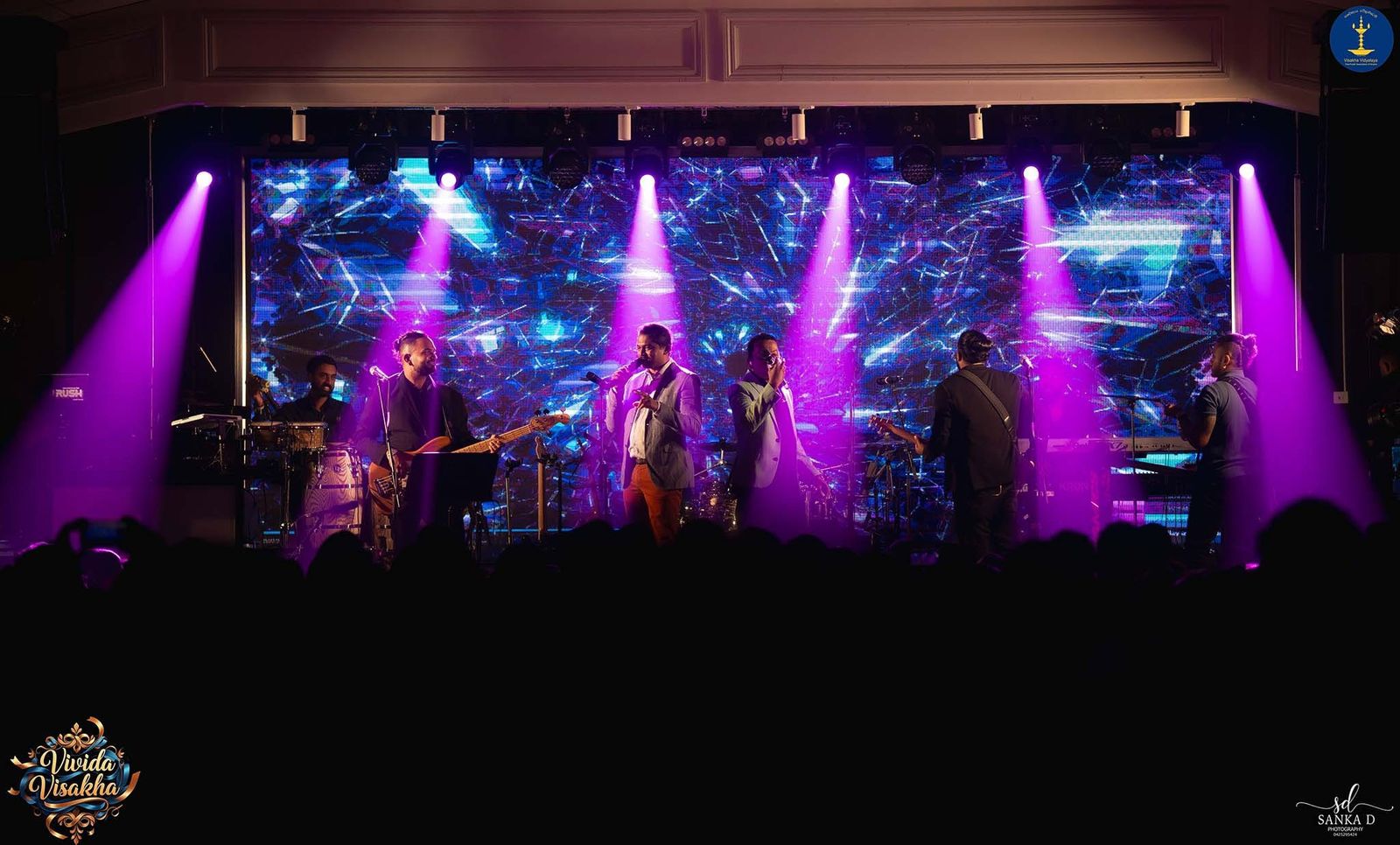 Dynamics live band performing at Vivida Vishaka Dinner Dance 2025