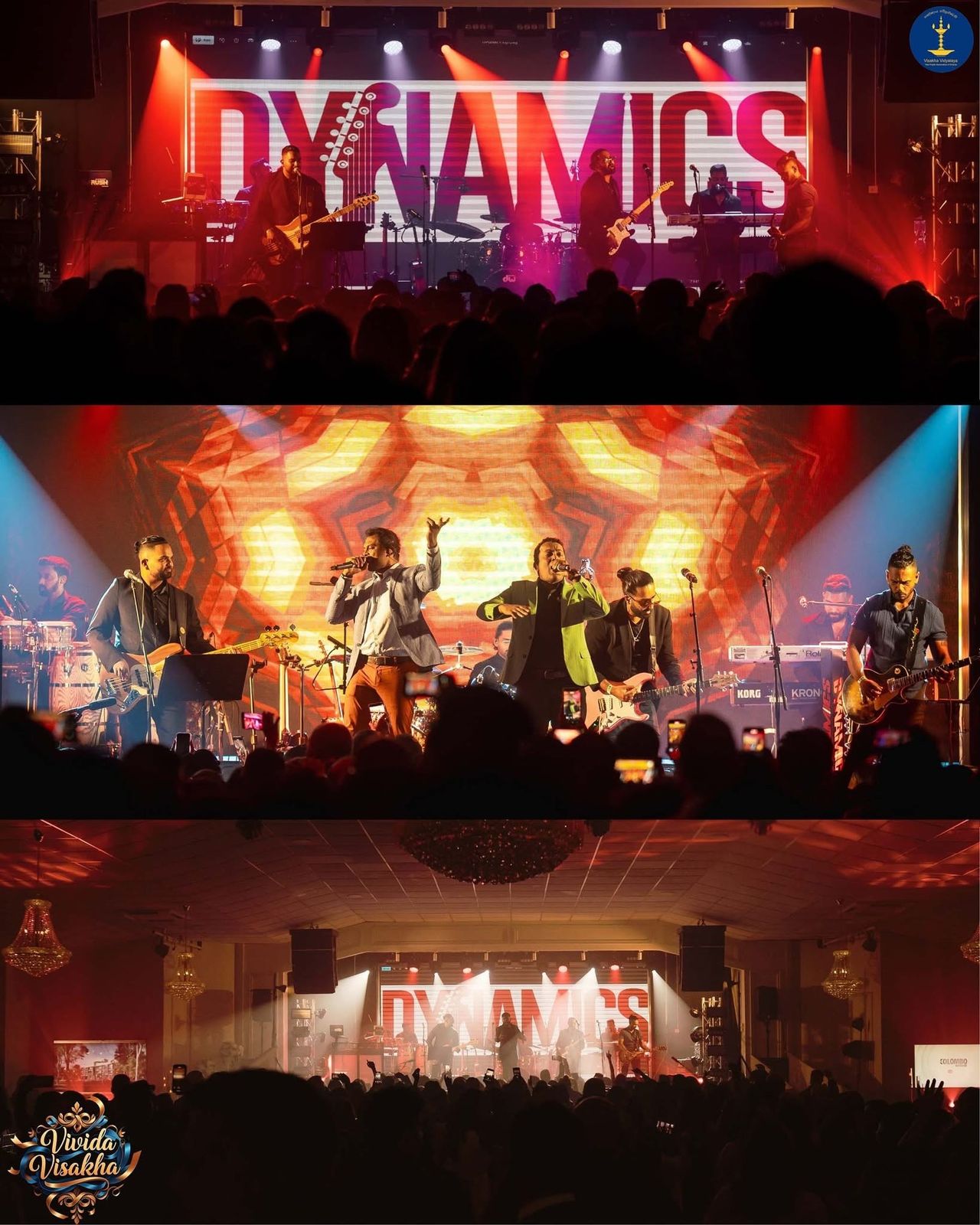 Dynamics live band performing at Vivida Vishaka Dinner Dance 2025